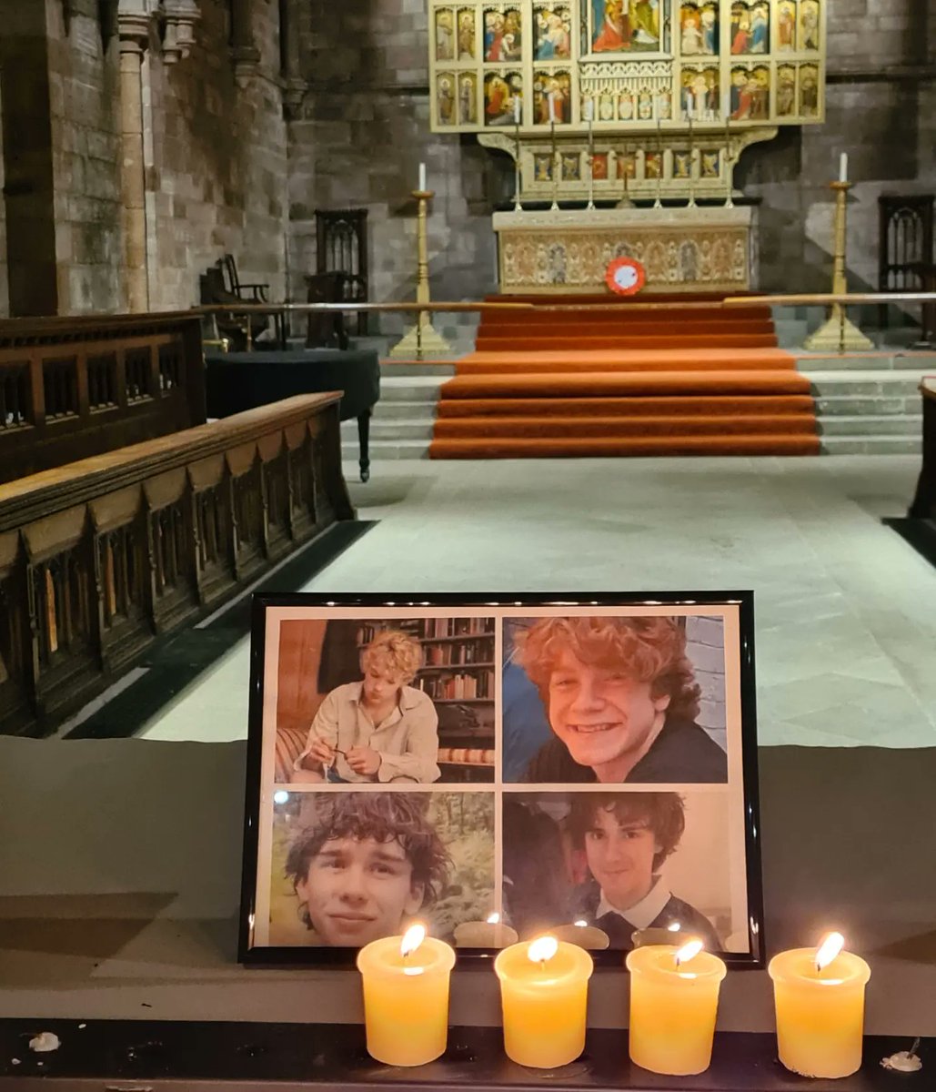 Your Abbey will be open to anyone wishing to come and light a candle, pray and or spend some time in quiet reflection following the loss of four young lives Wilf , Jevon, Harvey &amp; Hugo.  The Abbey will be open from 10am until 7pm Thursday  &amp; Friday