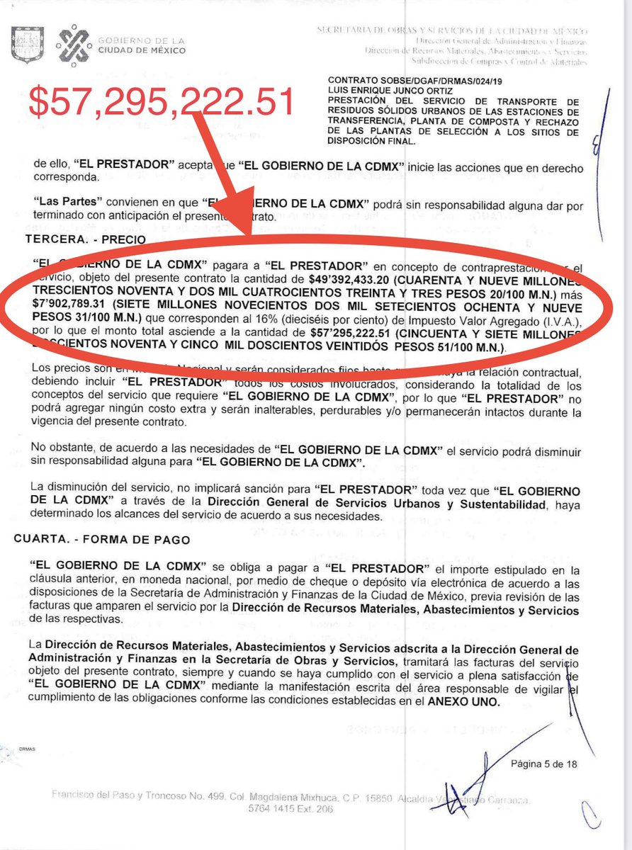 Derechalaflecha's tweet photo. @Claudiashein Cuando tendrás tiempo de explicarnos los $432millones que le diste a #LuisEnriqueJuncoOrtiz quien es dueño de una tienda de abarrotes .. a lo
Mejor este contrato de $57millones te recuerda de quien hablamos #AMLO #4taTransformación #SiSonIguales #EsClaudia https://t.co/PMyBXwOOTF