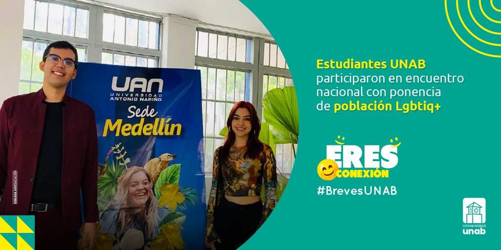 #BrevesUNAB | Gabriela Montes y Bernardo Arenas, estudiantes de <a href="/UnabDerecho/">DerechoUNAB</a>, exponen su investigación sobre crímenes por prejuicio hacia la comunidad Lgbtiq+. ¿Cómo puede el Derecho Penal colombiano abordar estos casos? Descúbrelo aquí 👉
bit.ly/3RbjF0M

#EresConexión