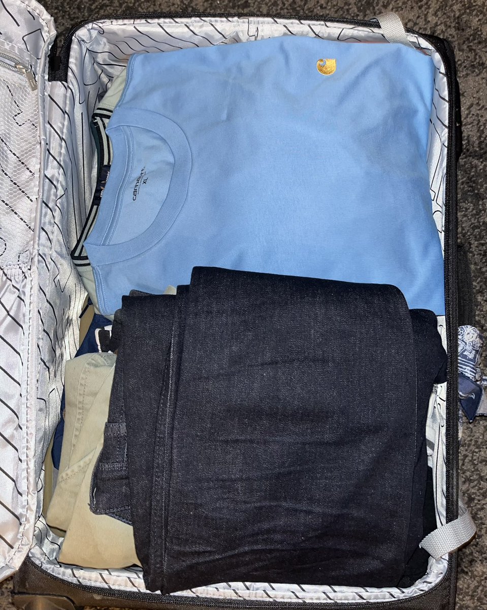 Never been so organised.