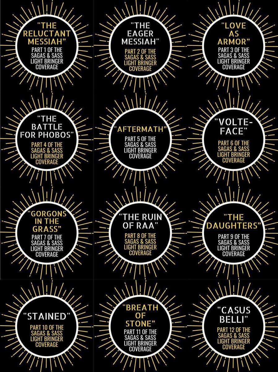 sagasandsass's tweet photo. We wrapped up our coverage of #LightBringer by #PierceBrown 1 week ago today - have you listened to these, or our other #RedRisingSaga episodes, yet?

Find our #podcasts on Spotify or your podcatcher of choice!
Spotify: https://t.co/DjLVCQqNEB https://t.co/lPxMpeal95