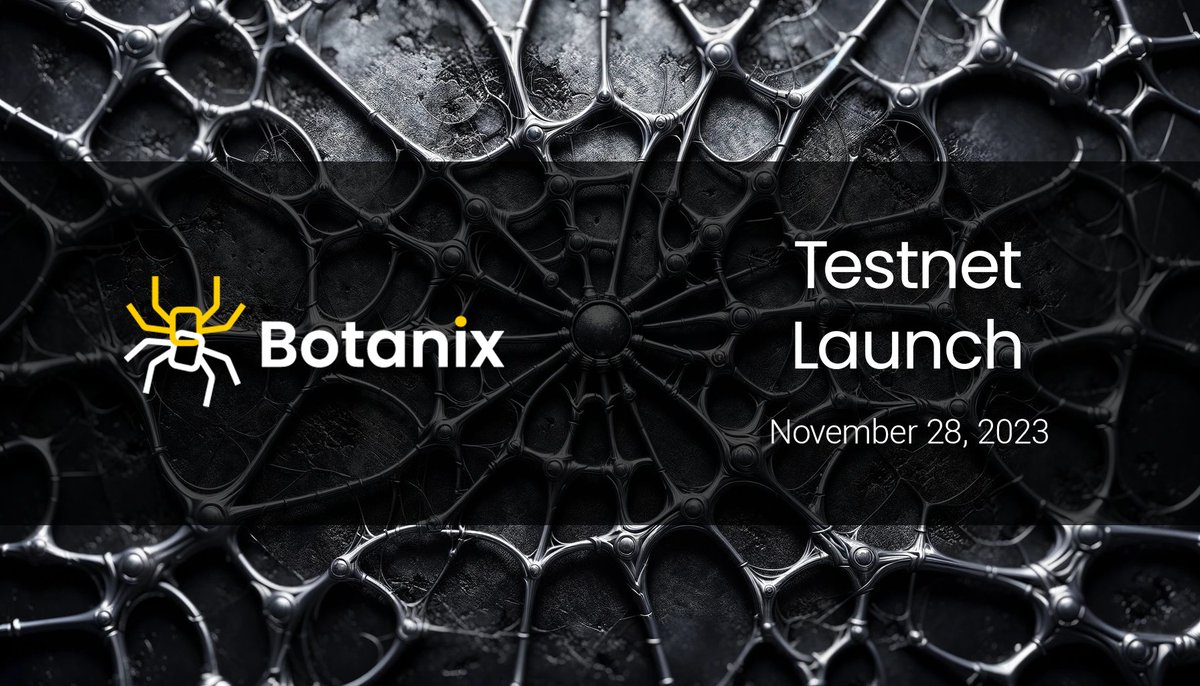 🚨 The Botanix public testnet will launch Wednesday, Nov 29, 2023! 🚀

Soon, the world will experience the future of utility on Bitcoin:

🥑 Launch a native token on Bitcoin
🙊 Mint and trade Bitcoin NFTs
💸 Lend against bitcoins and stablecoins

Botanix is #OnBitcoin