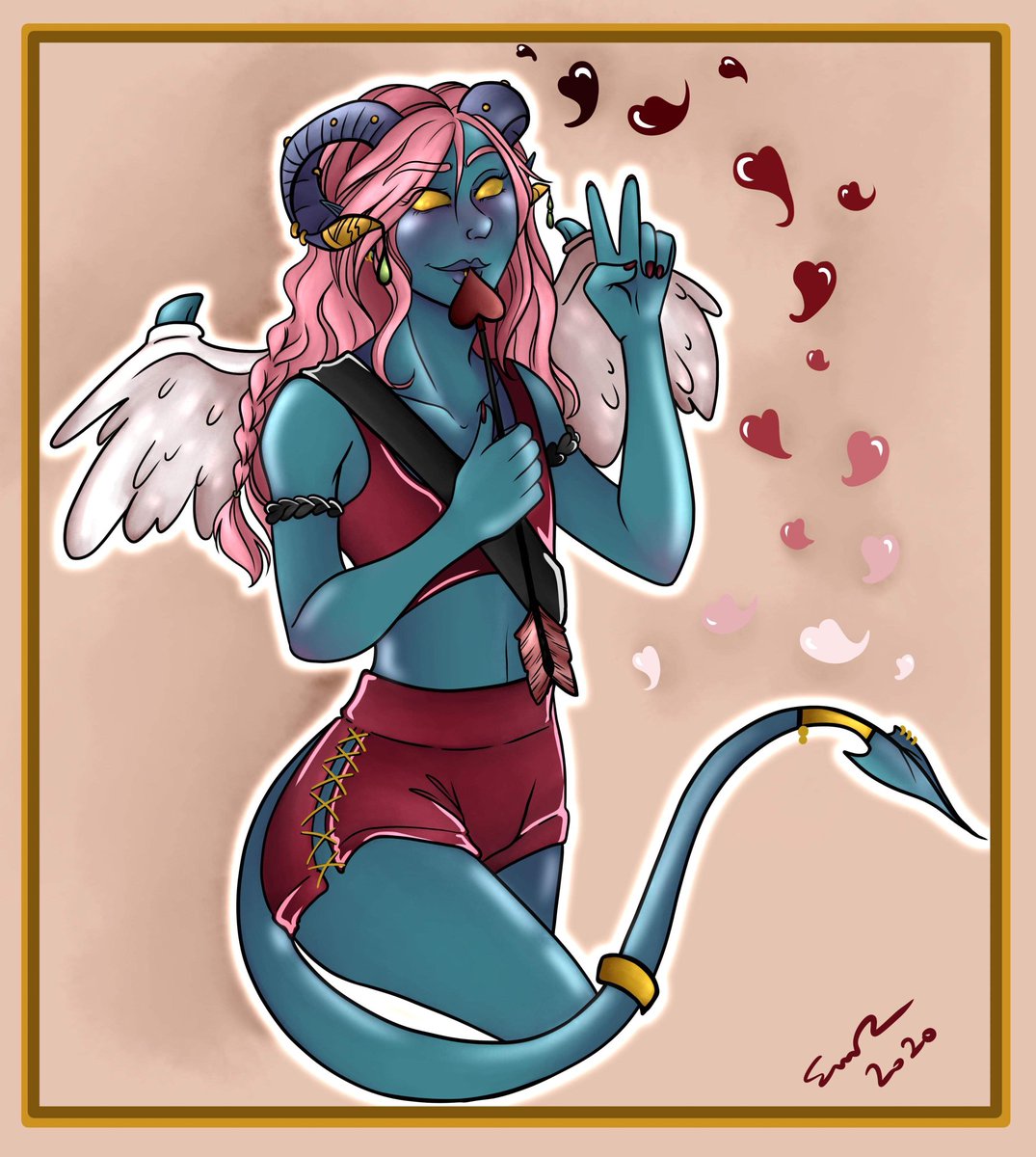MyonusD's tweet photo. @jackzarts Right?? And an art trade I got back a couple years ago reminds me ofthis picture https://t.co/kAQjX9otBC
