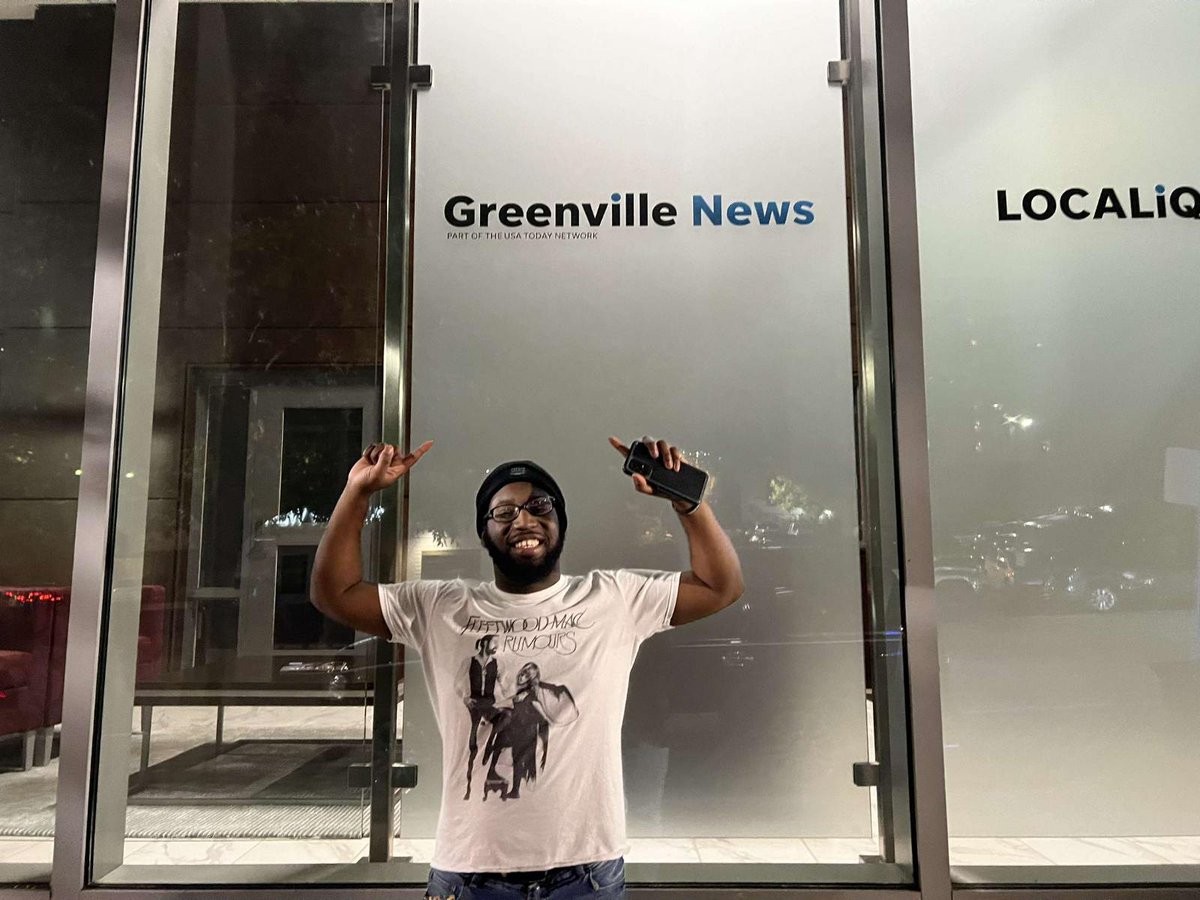Terrybenji2's tweet photo. It's with great honor to announce that I'm going to be the Breaking News Reporter for @GreenvilleNews. Saying I'm blessed would be an understatement🙌🏿💙 https://t.co/TwoLvpKNJO
