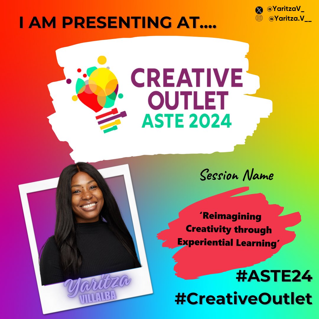 YaritzaV_'s tweet photo. Hey #Alaska Educators, 

I am super excited to Keynote #ASTE24 this coming February 17-20! 🚀

💡Registration is now Open: https://t.co/FAhPLEiMsQ

👀Here is a Sneak Peek of my three breakout sessions:

#CreativeOutlet #AKEdChat #AKLearns #Wrangell🛐 https://t.co/aIpD8N0LPt