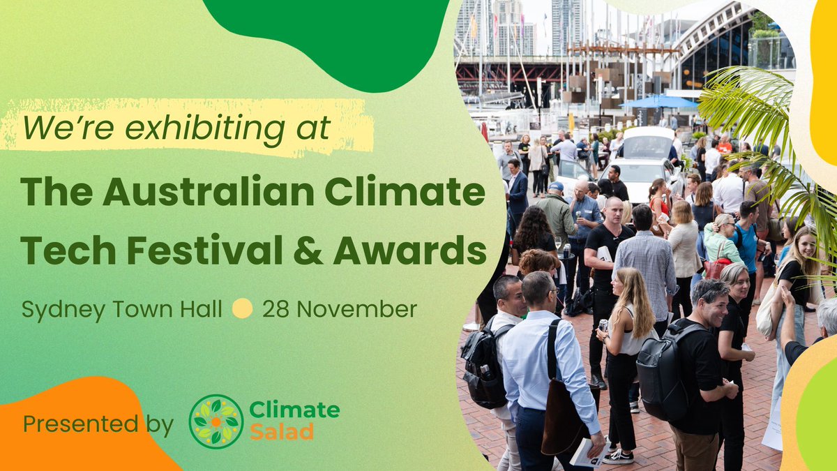 Join us at the 2023 Climate Tech Festival Program in Sydney on the 28th, where we'll be presenting our cutting-edge electric propulsion solutions for electric aircraft! 🌍🌿