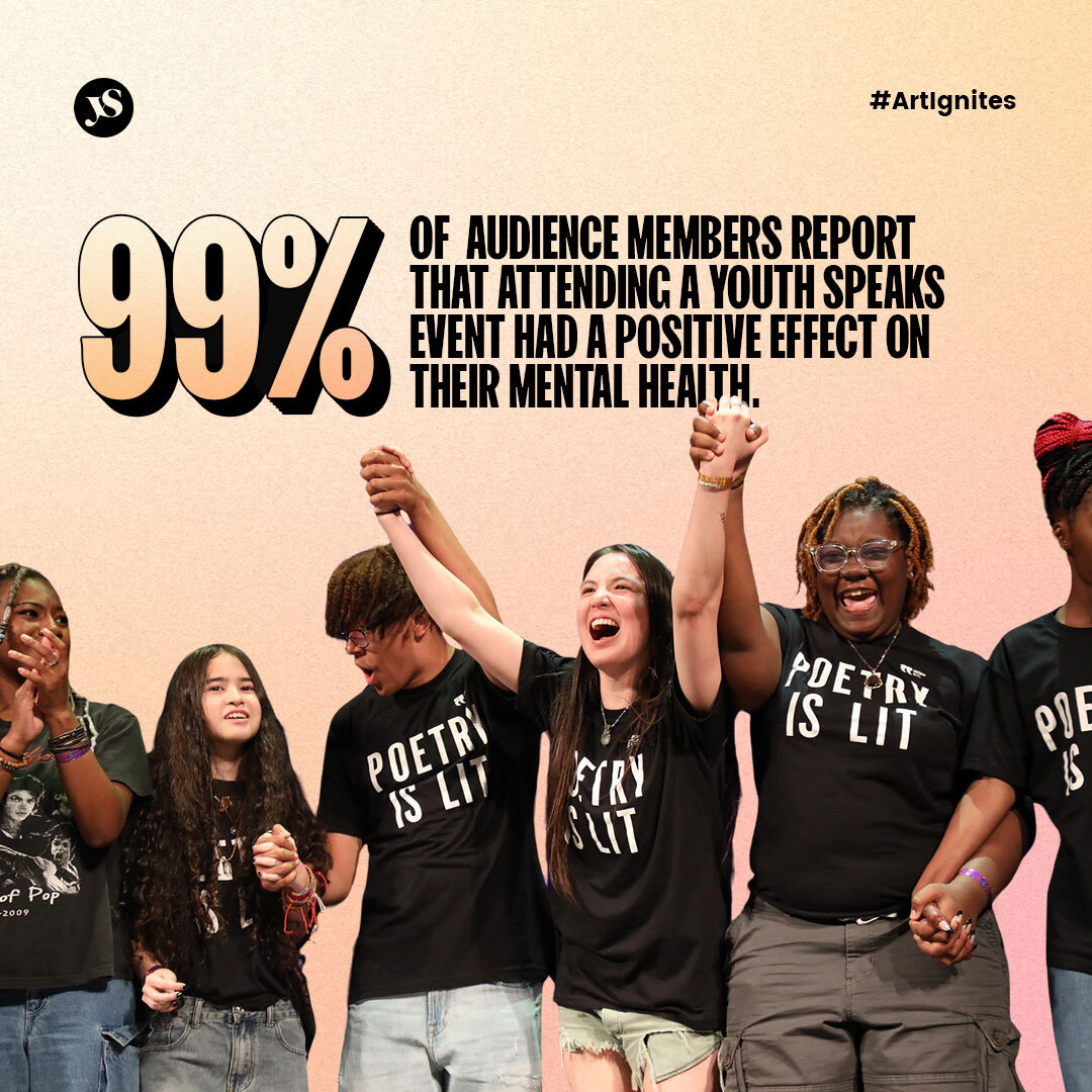 Art brings healing to those who witness it, to help give our communities more of these spaces for generations to come, 

Donate to Youth Speaks here: youthspeaks.networkforgood.com/projects/20365…