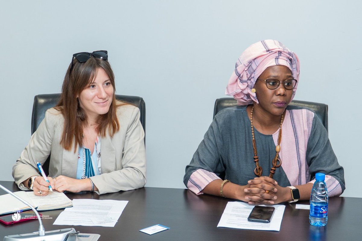 pierrejlucas's tweet photo. Very productive meeting today in Diamniadio between PAM Senegal ⁦⁦@WFP_WAfrica⁩ &amp; ⁦@MinMicrofinESS⁩ to discuss financial inclusion strategies &amp; access to micro-credit for young people in the agricultural sector. #2GCSP ⁦@PlanPse⁩ ⁦@MastercardFdn⁩ 🇺🇳🇸🇳🕊️ https://t.co/MKFKOgNofL