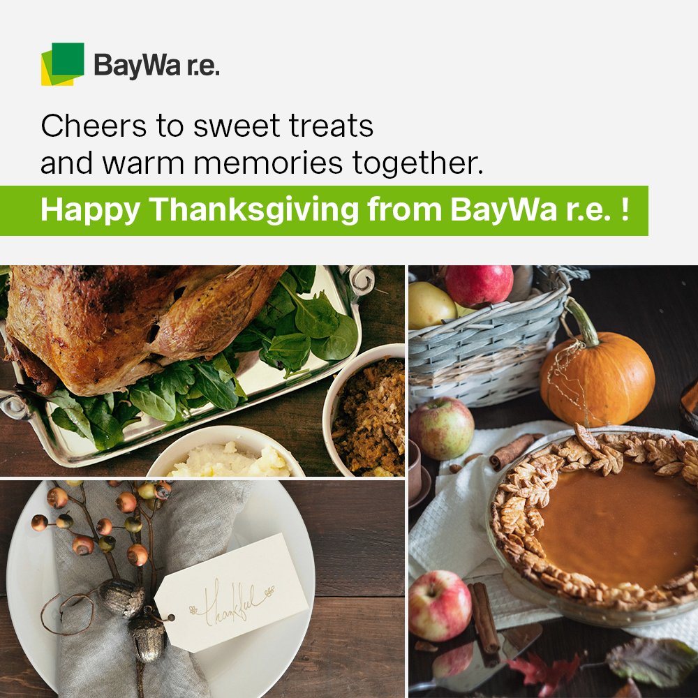 #HappyThanksgiving! Wishing you a wonderful holiday filled with gratitude, togetherness, and, of course, a slice of pie... or three! 🥧

We are #grateful for you - our teams, partners, communities, legislators, and clean energy peers. 

#rethinkenergy #thanksgiving #thankful