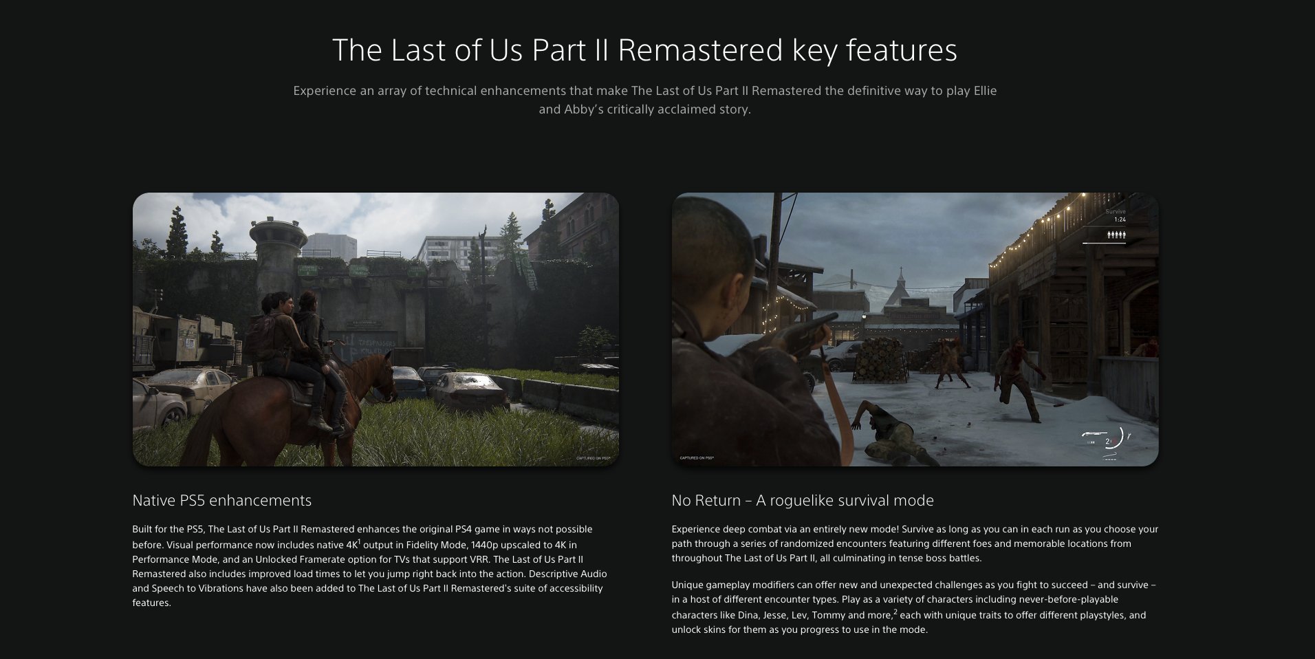 The Last of Us 2 Remastered Will Have New Gameplay Content