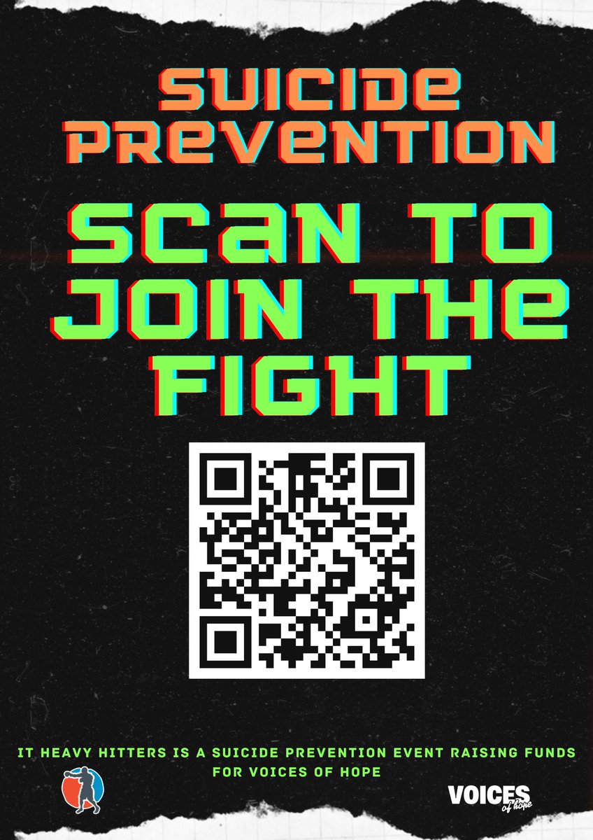 Joining the fight is easy.  Scan the QR code and be part of our events in 2024. 

Fight for something - Fight for someone