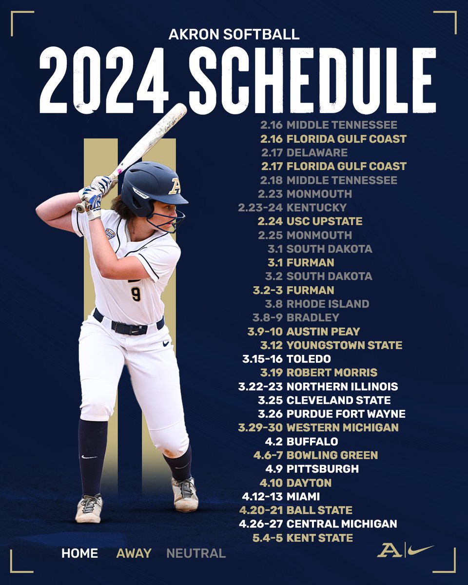 ZipsSB's tweet photo. Our 2024 @ZipsSB schedule is here and we can't wait to hit the field again on Feb. 16

#GoZips | @ZipsSB 🦘 https://t.co/7ZNFjWDkXO