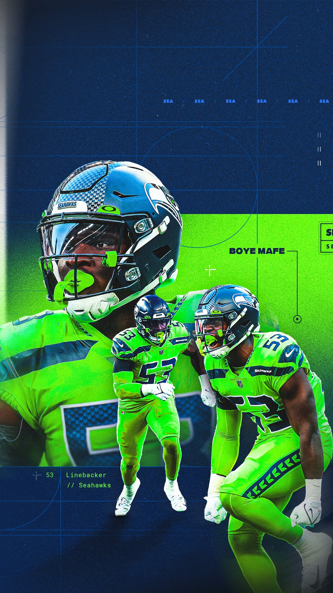 Seattle Seahawks on X: Just some action green for your screen. 📲  #WallpaperWednesdays  / X