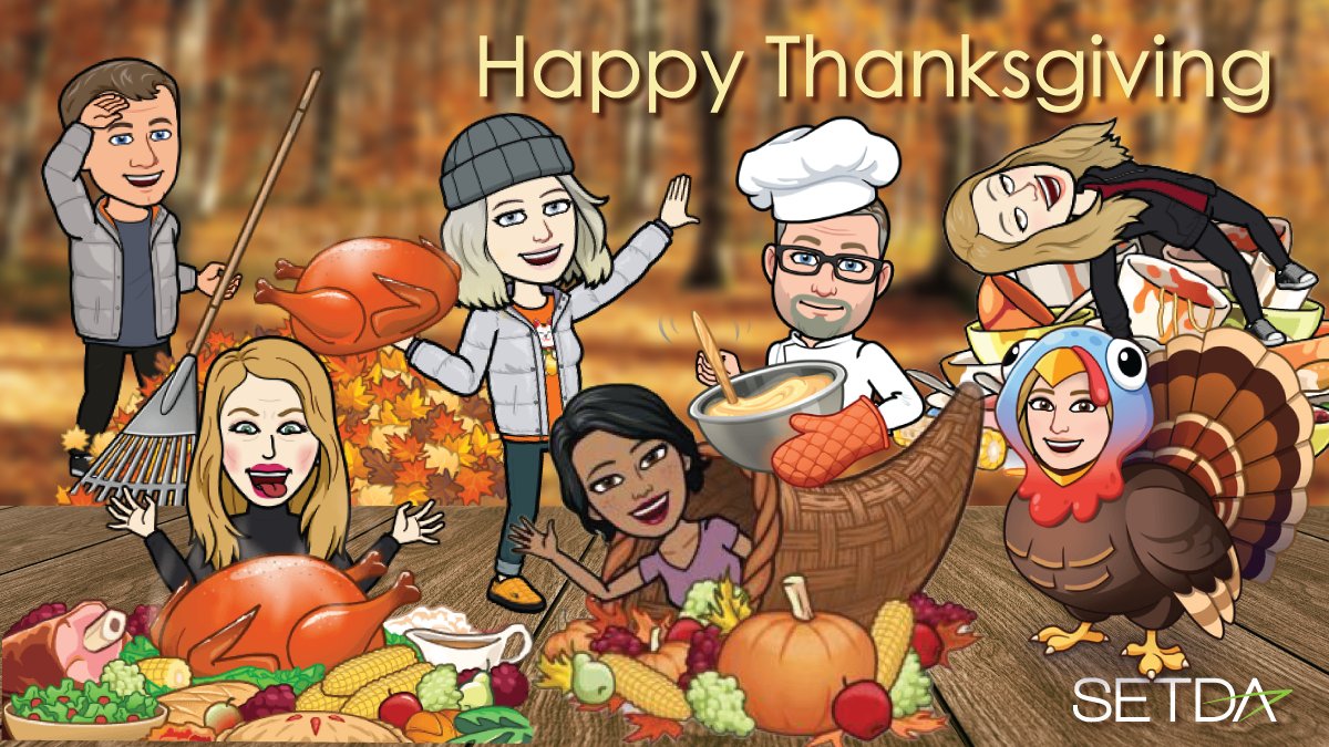 SETDA offices will be closed through the end of the week, reopening Monday, November 27.

We're grateful for our community, and wish you all good food and good rest over the long weekend, whether you're traveling or making the most of at home.

#setda #edtech