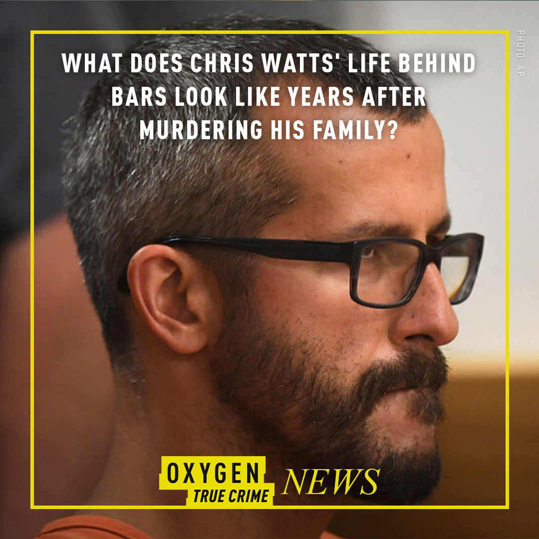 oxygen's tweet image. #ChrisWatts is serving a life sentence for murdering his pregnant wife, Shanann, and their two daughters, Bella and Celeste, in 2018. #OxygenTrueCrimeNews

Visit the link for more: oxygen.tv/3RaXLKY