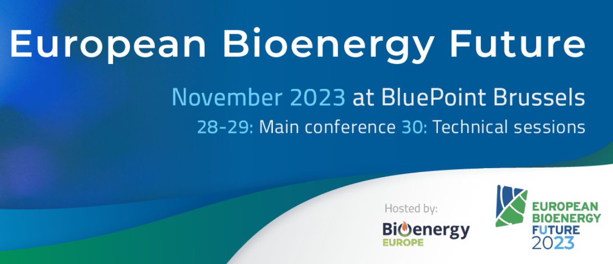 ESWET (@eswet_eu) on Twitter photo See you next week at the European Bioenergy Future (EBF) 2023 event, hosted by <a href="/bioenergyEU/">Bioenergy Europe</a>, on 28-30 November in Brussels!
bioenergyeurope.org/events/11-even… See you next week at the European Bioenergy Future (EBF) 2023 event, hosted by <a href="/bioenergyEU/">Bioenergy Europe</a>, on 28-30 November in Brussels!
bioenergyeurope.org/events/11-even…