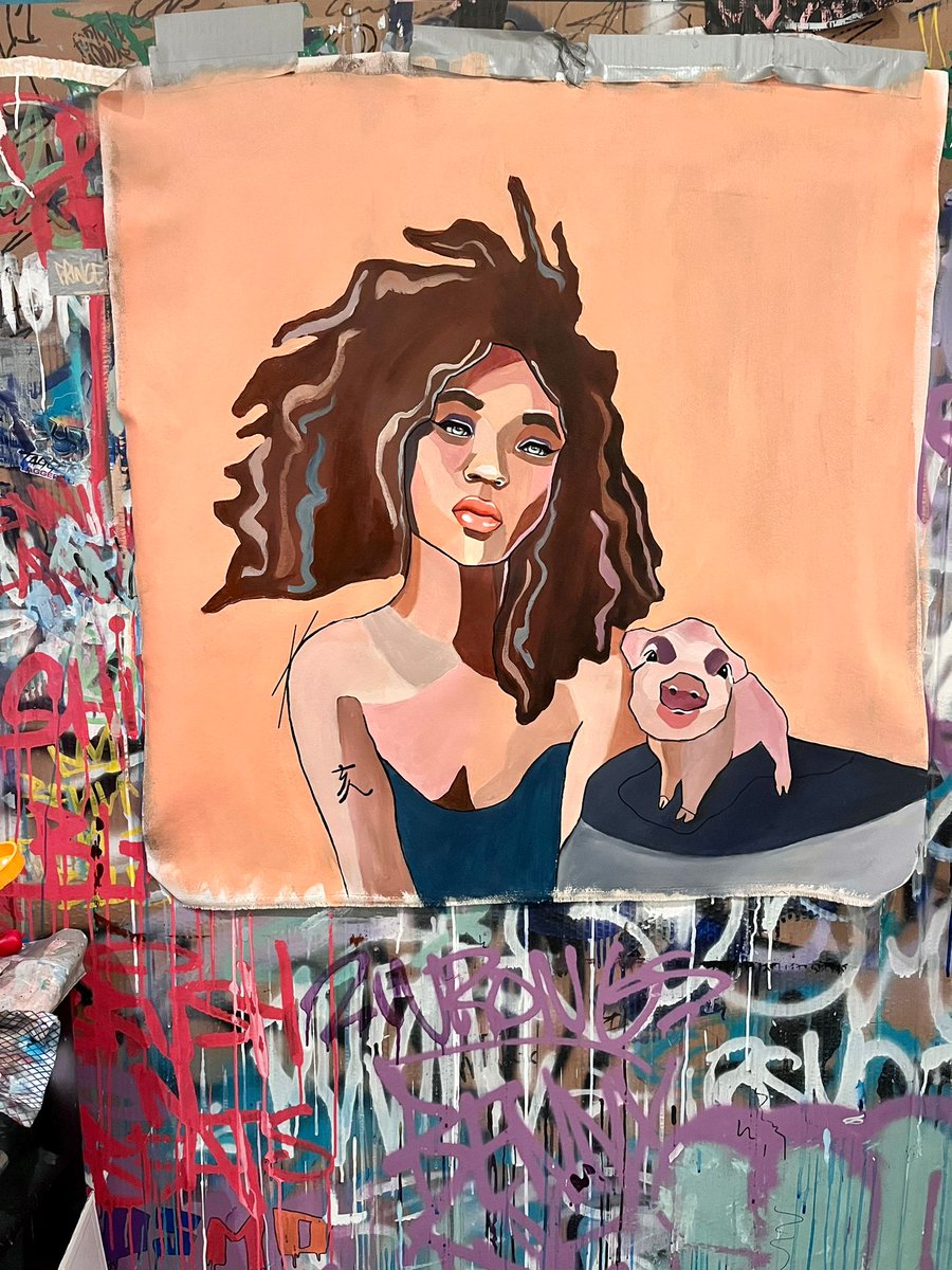 YearoftheWoman_'s tweet photo. More 1:1 canvases completed! Lucky owner @DirtyAary 👌🙏🎉 #canvasart #art #nftart #NFTCommunity https://t.co/TAhpazsMc1