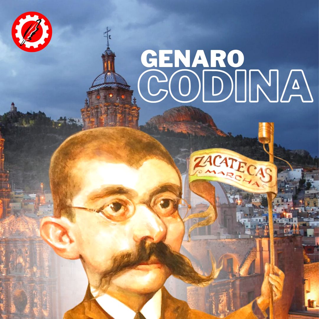 ElInformadorO's tweet image. GENARO #CODINA

El nombre de la marcha se instituyó como el Himno del Estado de Zacatecas y se hizo popular alrededor del mundo. Codina falleció el 22 de noviembre de 1901. Sus restos descansan en el Mausoleo de los Hombres Distinguidos Zacatecanos, en el Panteón de la Purísima.