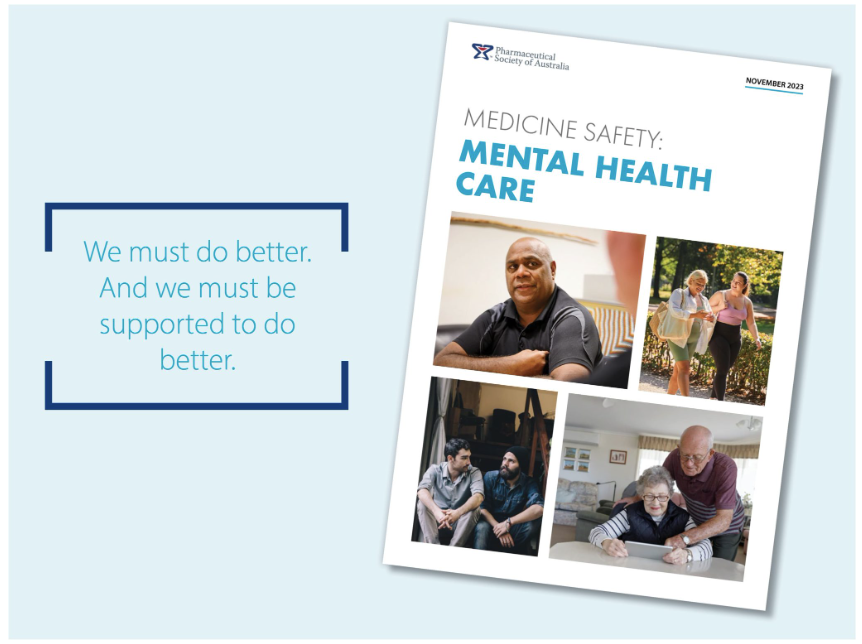 Pharmacists play a vital role in helping patients address medicine-related challenges in #mentalhealth care. @PSA_National report written by Dr Anna Kemp-Casey, Dr Renly Lim, Ms Anthea Freeman, Prof Libby Roughead @UniversitySA psa.org.au/3d-flip-book/m… @unisaresearch @DrRenly