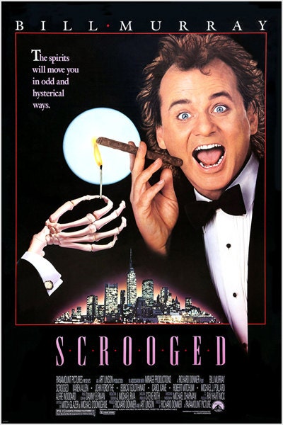 OldSchool80s's tweet photo. Nov 23, 1988: 35 years ago, the film Scrooged was released in theaters. #80s https://t.co/MMVIRpXXGI