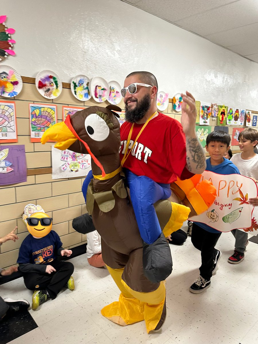 Our 2nd Annual KCS Parade was a smash hit! Thanks to Mr. Burgess for his spectacular performance! 🦃We raised $228 for the Keyport Food Pantry AND kicked off our vacation right! <a href="/KeyportSchools/">Keyport Schools</a> <a href="/KeyportCentral/">Kevin Flynn</a>