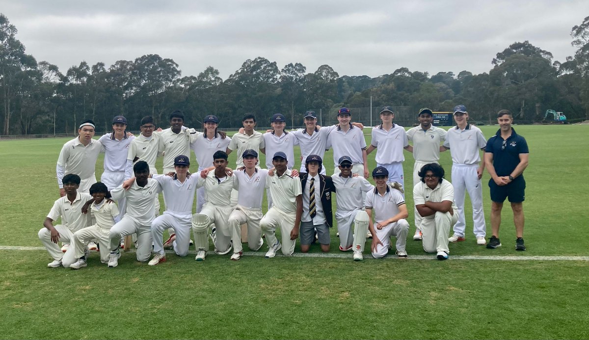 WhitefriarsColl's tweet photo. #WFCLearning This week, the Malaysian Under 16 cricket team visited Whitefriars. The Malaysian team were in Melbourne on a cricket tour.
Whitefriars was 3 for 198 off 20 overs defeating Malaysia at 10 for 35 off 16 overs.
#belong #believe #become https://t.co/Uf3Wl3CFFT