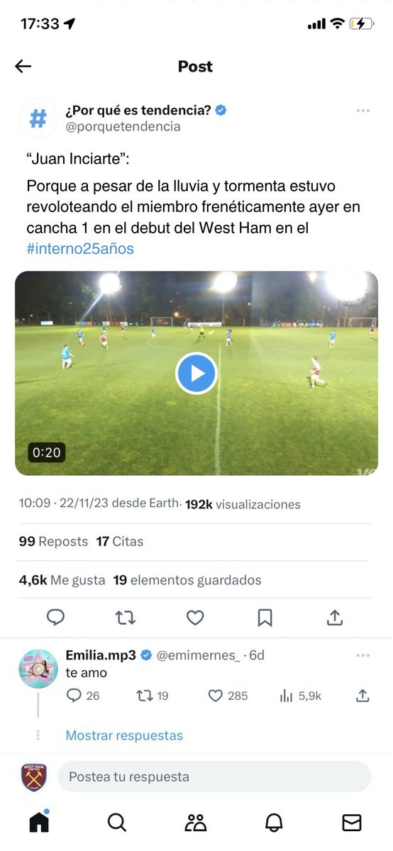 West Ham OBC tweet media