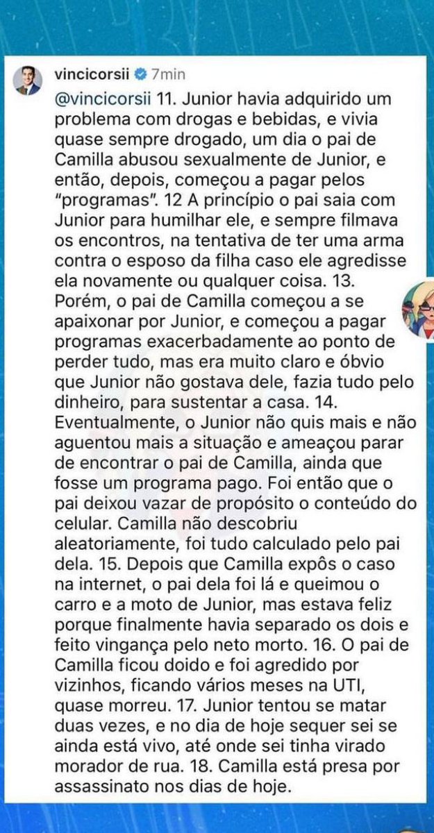 caulerae's tweet photo. muito chocado com o desfecho da história da corna, genro e sogro... que bizarro https://t.co/MbF67jP9Nu