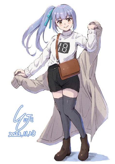 晩秋仕様にフリースとタイツで呉modeの霞ちゃんを改装しました!(∩'∀`)∩#艦これ #霞 