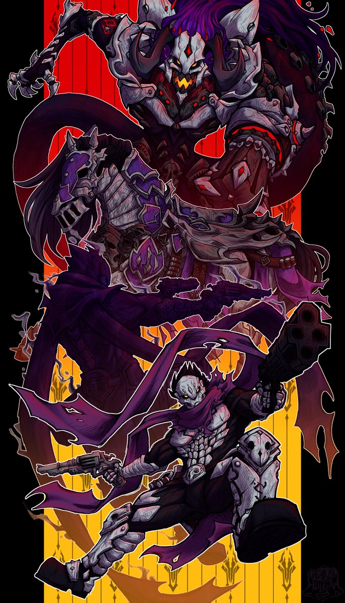 CreatureHollow's tweet photo. Second of the set, Strife! #Darksiders https://t.co/MiKJjBDrPs