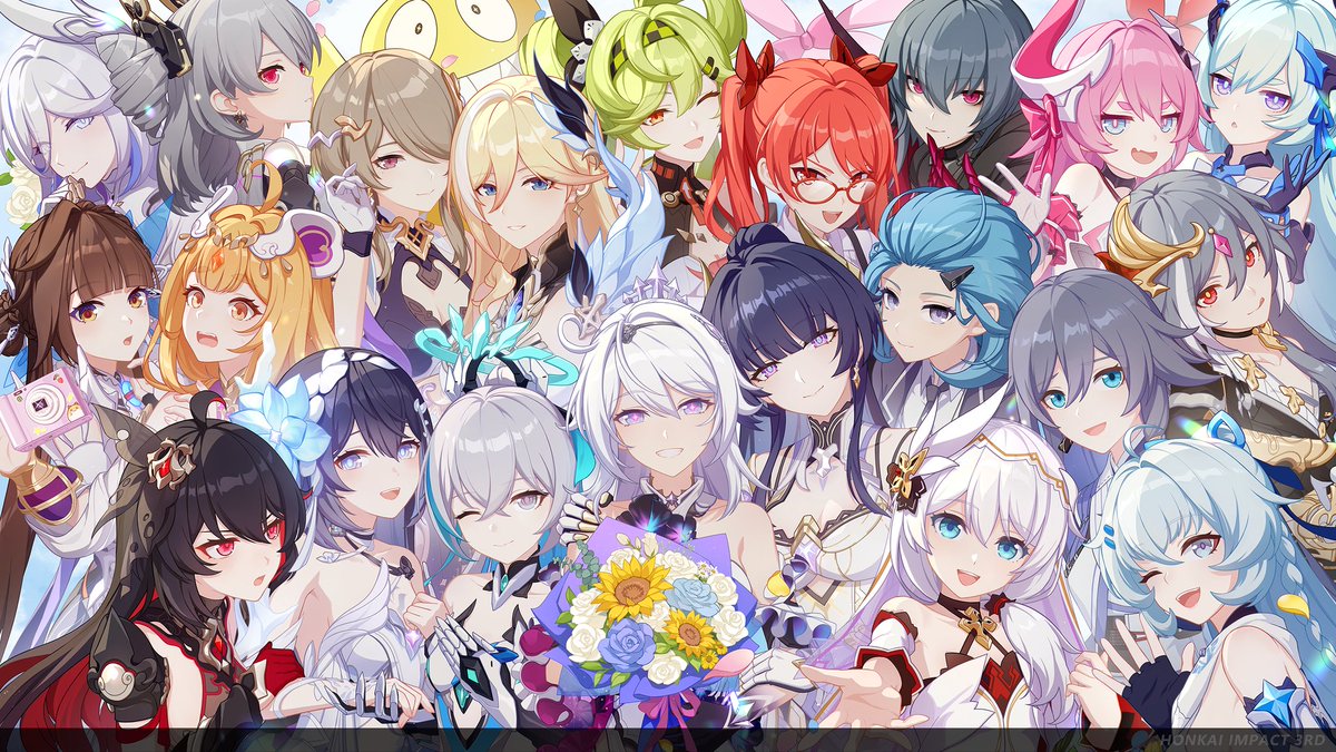 iSelenyx's tweet image. Houkai Gakuen 2 : To all of you striving to live for hope. As long as you believe in yourself, you are the dawn of the world.

Honkai Impact 3rd : Fight for all that's beautiful in the world.