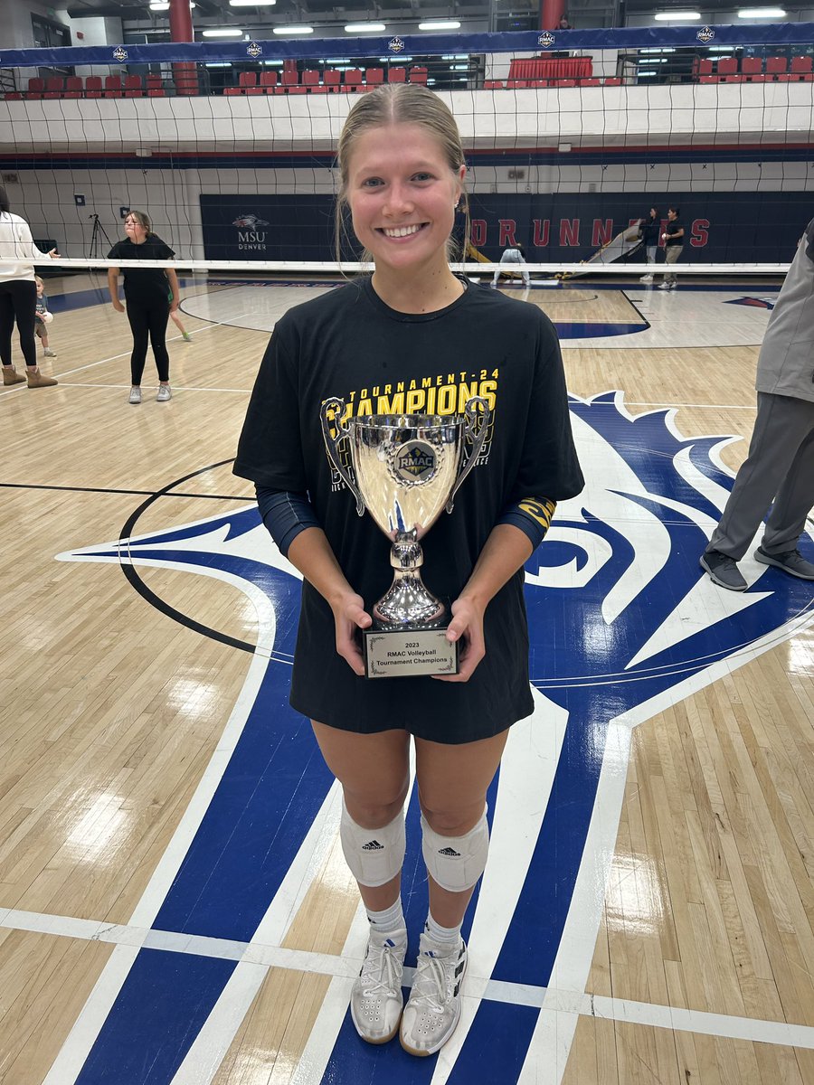 Congratulations to SkyHawk alum <a href="/breannaskala/">bre</a> and her <a href="/RegisVolleyball/">Regis University Volleyball</a> teammates for winning the RMAC and earning a birth in the NCAA DII national tourney! #LetsDance