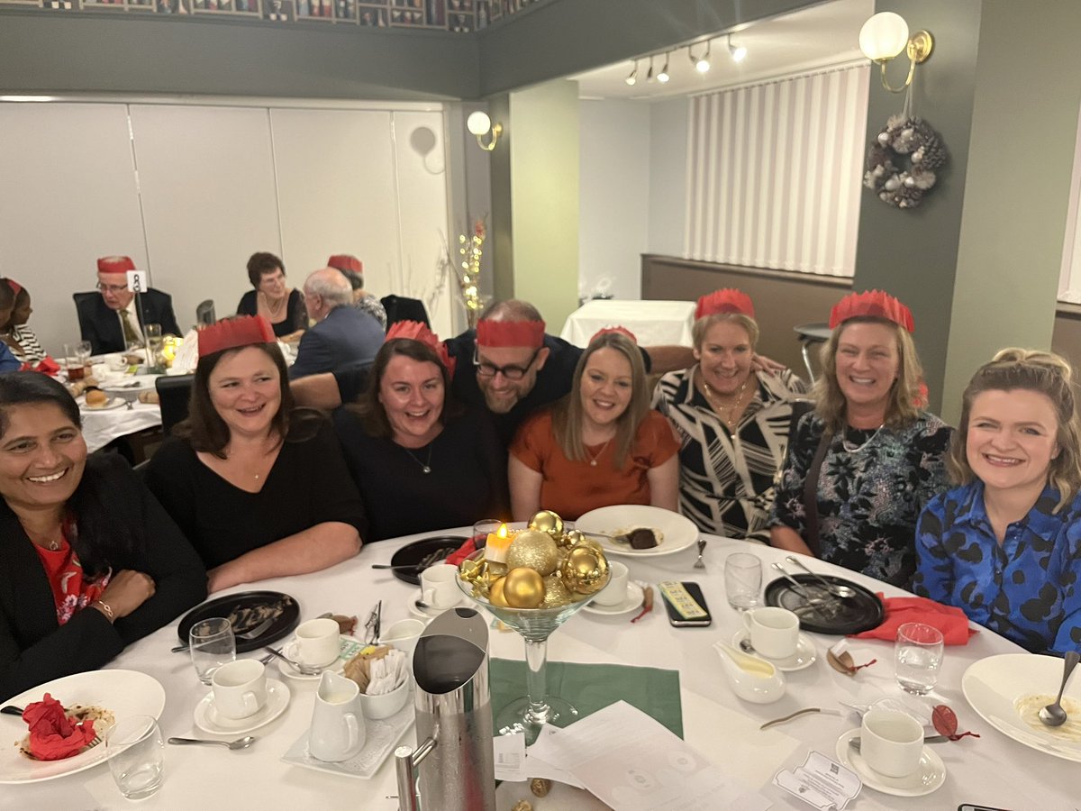 Prostate CNS team enjoying the <a href="/PROSTaid/">PROSTaid</a> annual Christmas dinner! A big thank you to the charity for all that they do to help and support the team and of course our patients and families x