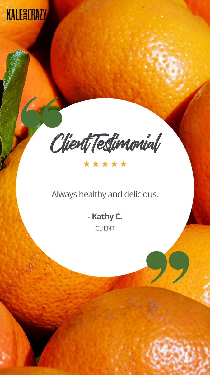 Thanks, Kathy! ⭐️⭐️⭐️⭐️⭐️ #5Stars #CustomerReview #HappyCustomer #KaleMeCrazy #HomewoodAL #VeganOptions