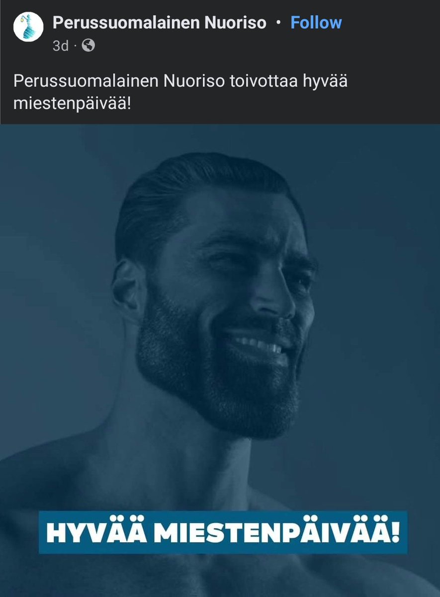 kasvismafioso's tweet photo. Ei vittu... 🤦 #psnuoret #miestenpäivä https://t.co/ZtPDJ1JVoT