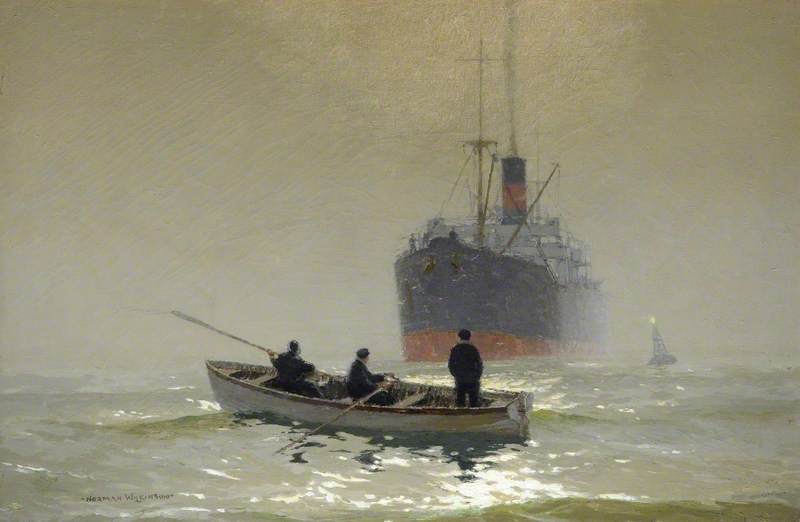 WilhelmGustloff's tweet photo. Norman Wilkinson
The Pilot
1945 https://t.co/HENbMb2HKX