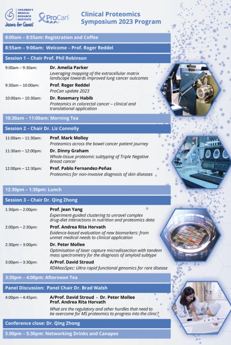 Super start to <a href="/CMRI_AUS/">CMRI</a> Clinical Proteomics Symposium 2023 by
Dr Amelia Parker on Extracellular matrix #proteomics in cancer 👏 Very interesting work!

👇 In #sarcoma- check out <a href="/HuangLabICR/">Paul Huang Lab</a> <a href="/RobinL_Jones/">Robin Lewis Jones</a> paper on sarcoma #ECM