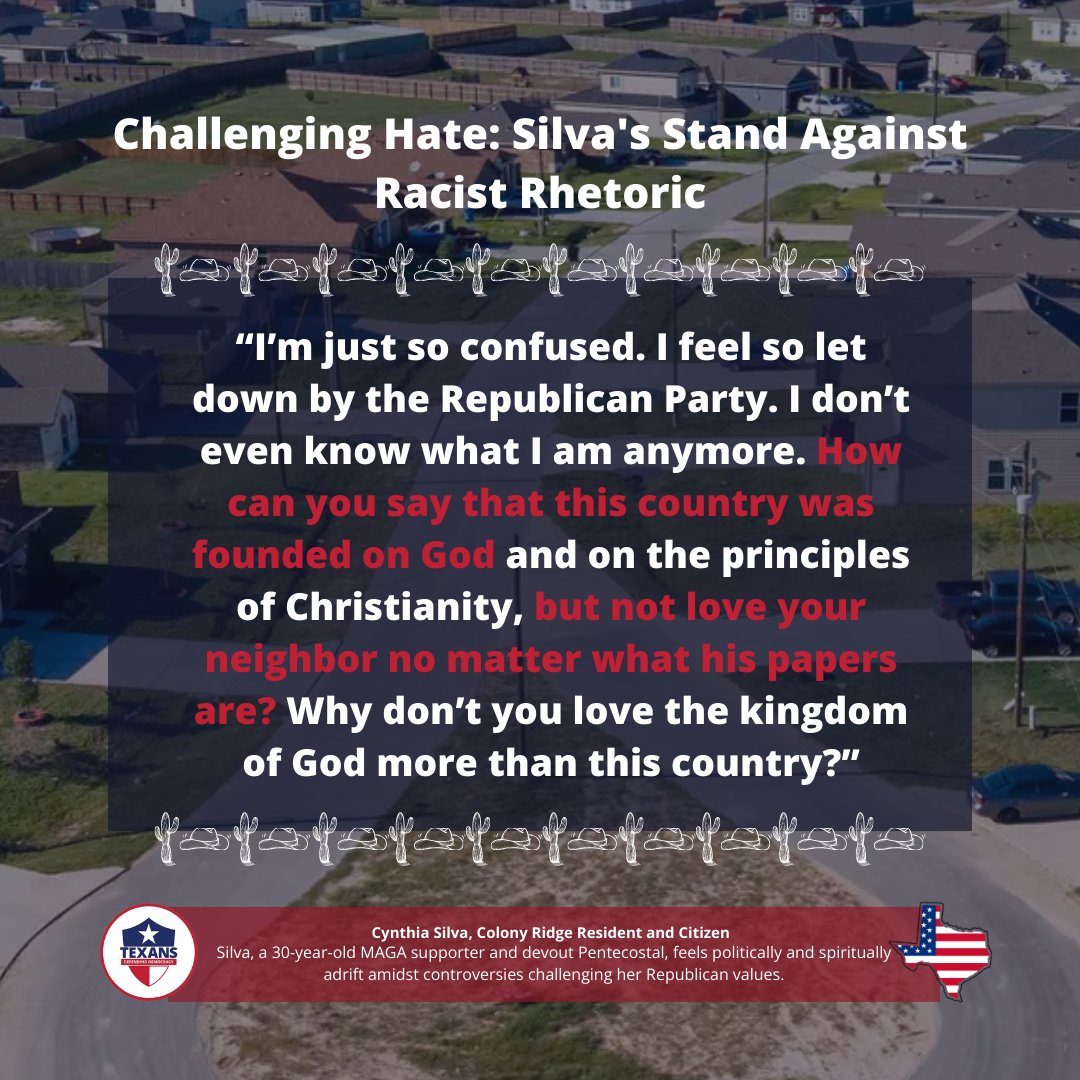 TXNSDD's tweet image. 🚨 End divisive rhetoric now! Check our leaders&apos; words on Colony Ridge/border. Thoughts? RT for facts over hate. 💪🗣️ #FactsMatter #UnityOverHate
