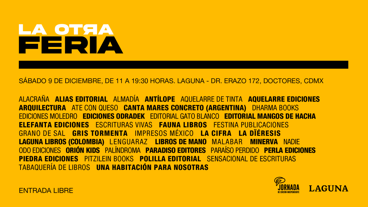 gristormenta's tweet photo. 🤳🏽Comparte en tus redes sociales este mensaje y motiva a otras personas a que asistan y apoyen la edición independiente. 🌩️💛 https://t.co/dKR7DIvNqL