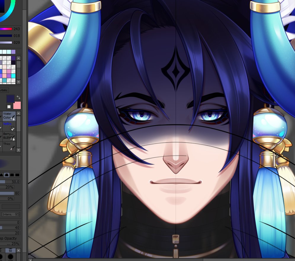 Spending evening with family, still cooking!
Ooh, don't you know, don't you know 'bout the devil, he's a gentleman...? 
L2D for <a href="/SylvarVT/">Sylvar</a> 🦊
#VtuberUprsing #vtubermodel #foxtuber #kitsune