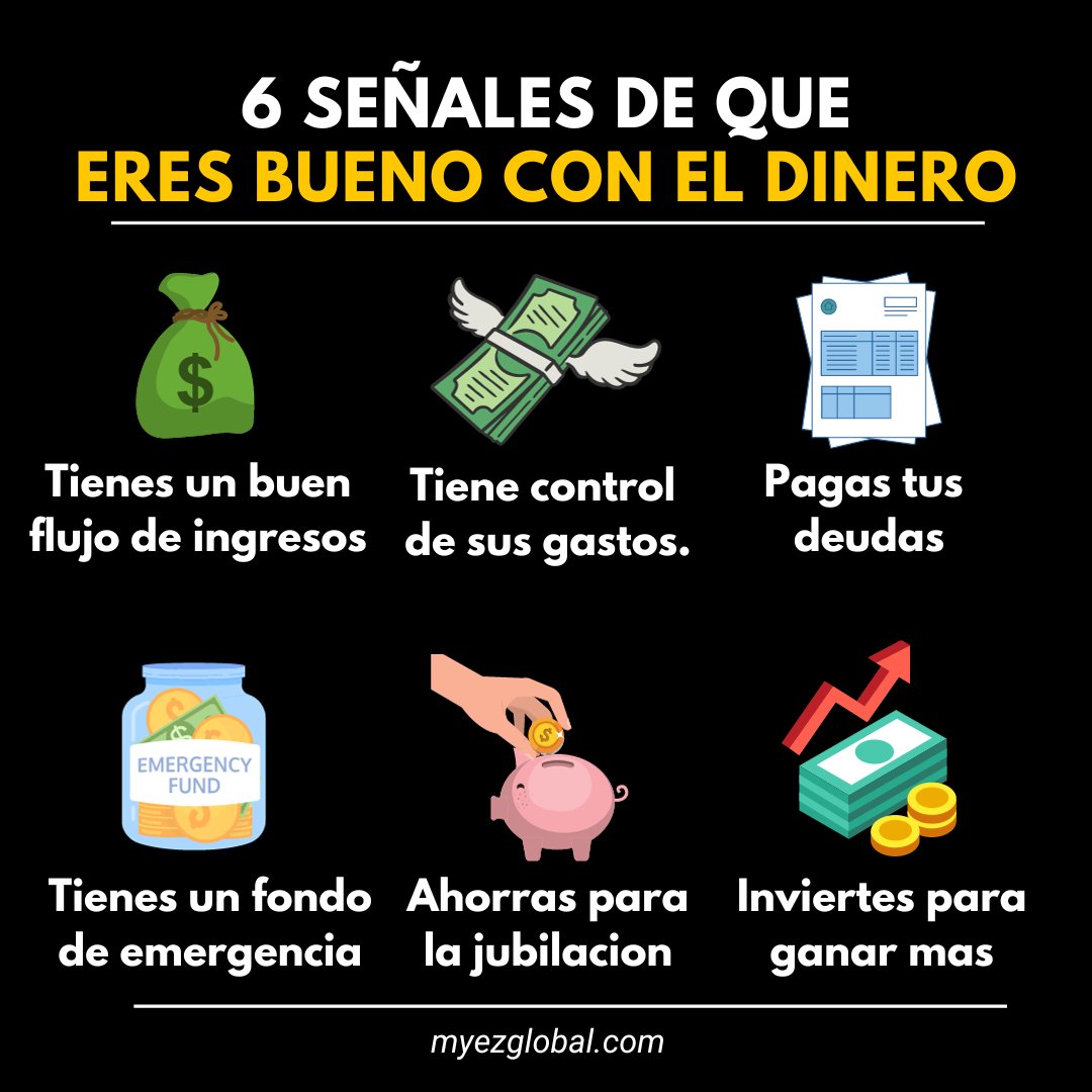 6 señales de que eres bueno con el dinero #money #dinero #FinanzasPersonales #finanzas