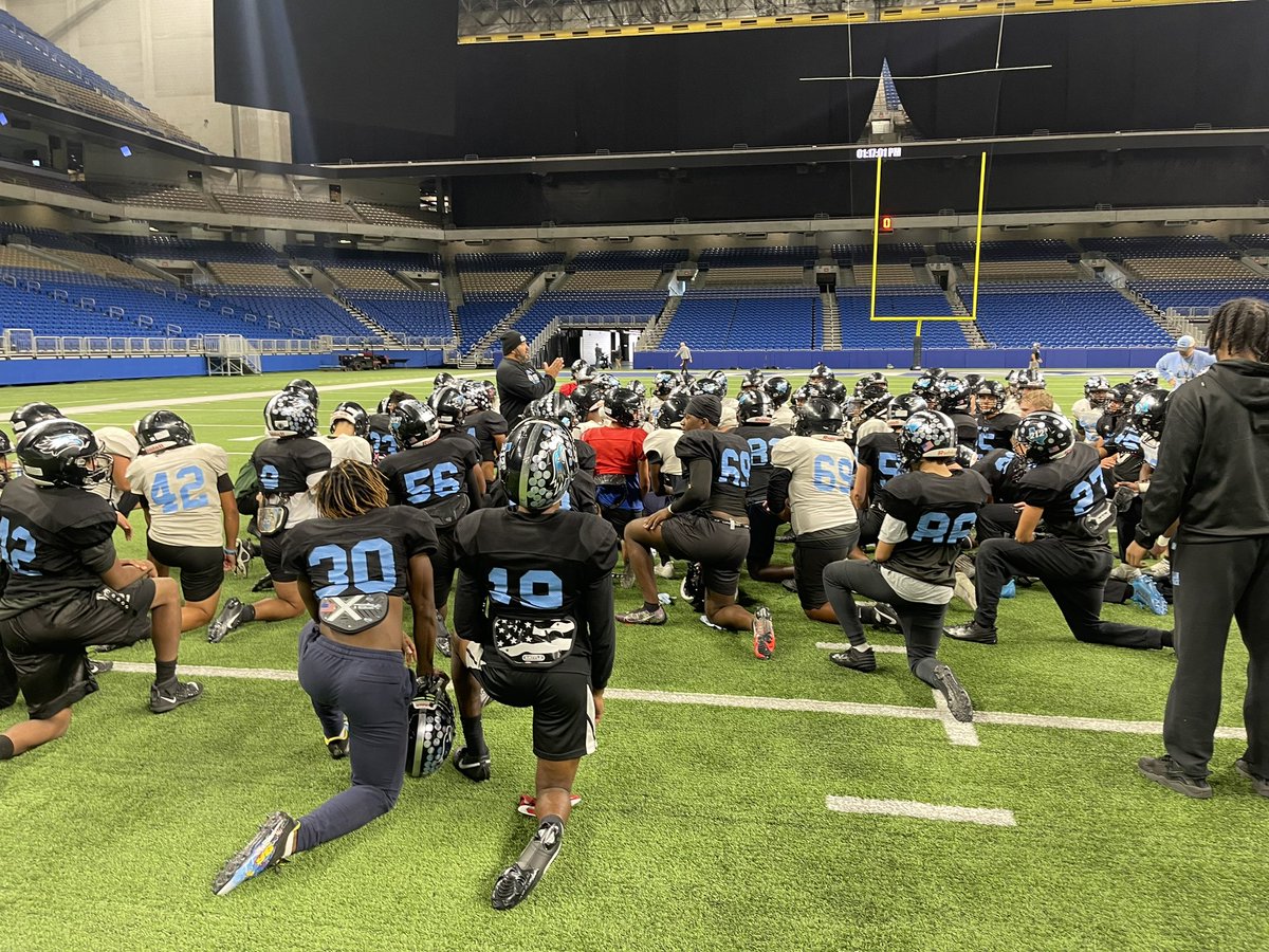 Practicing during Thanksgiving is a privilege! This group of young men have earned that right! It’s almost about that time… 🍽️  <a href="/HarlanHawks_FB/">Harlan Hawk Football</a>