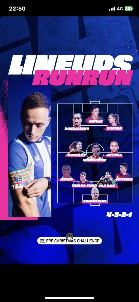 Christmas Challenge @FPFeFootball 

📍Exponor Matosinhos
⏰ 10:00h

Somos Porto 🔵⚪️