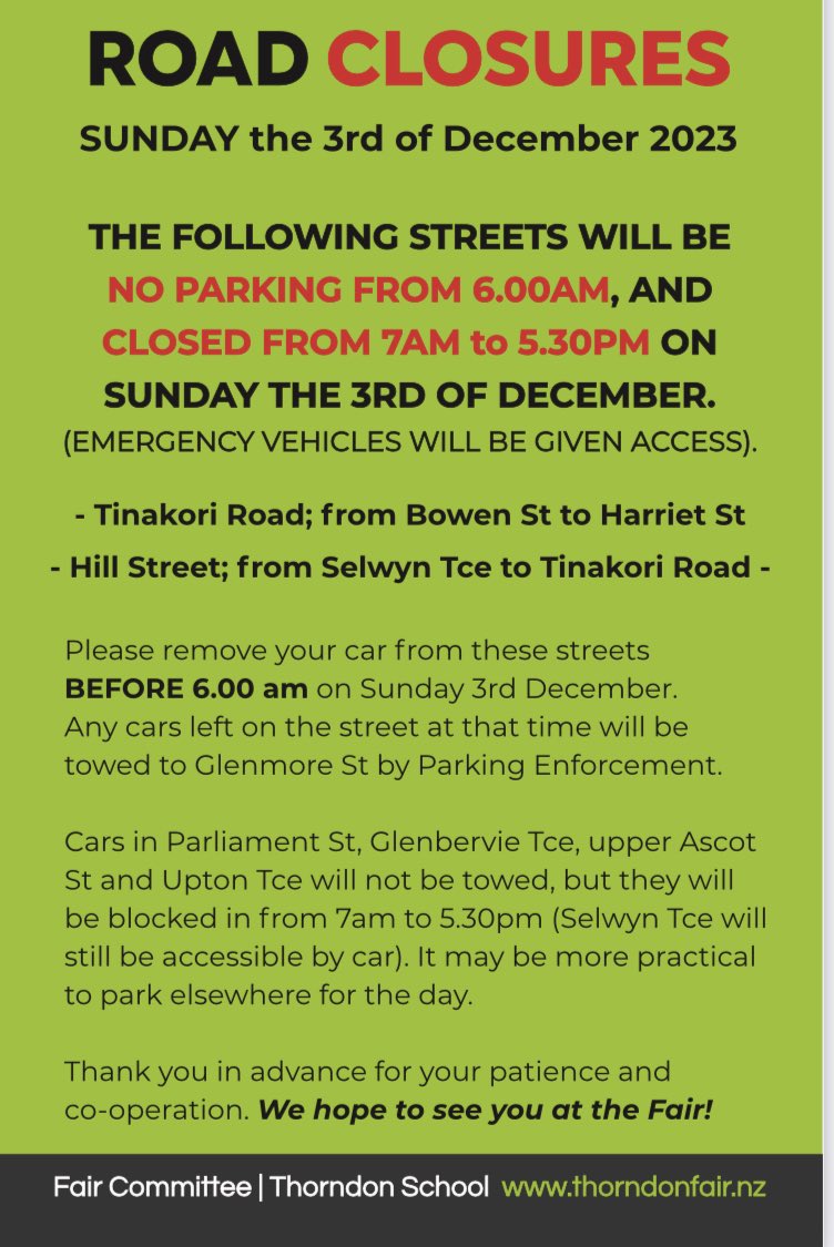 Thorndon Fair tweet media