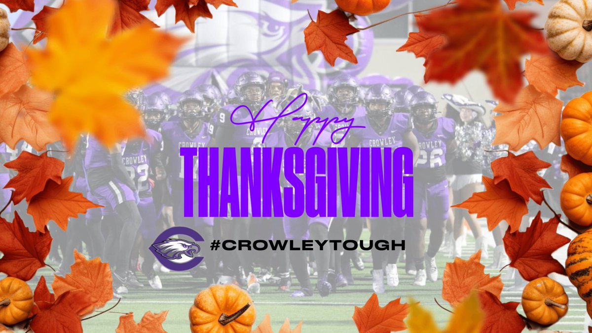 CTownEaglesFB's tweet photo. So much to be grateful for in this Holiday Season!  Take time for Family and Loved Ones!  #CrowleyTough🦅🦅 https://t.co/rjw3ZB6fQz