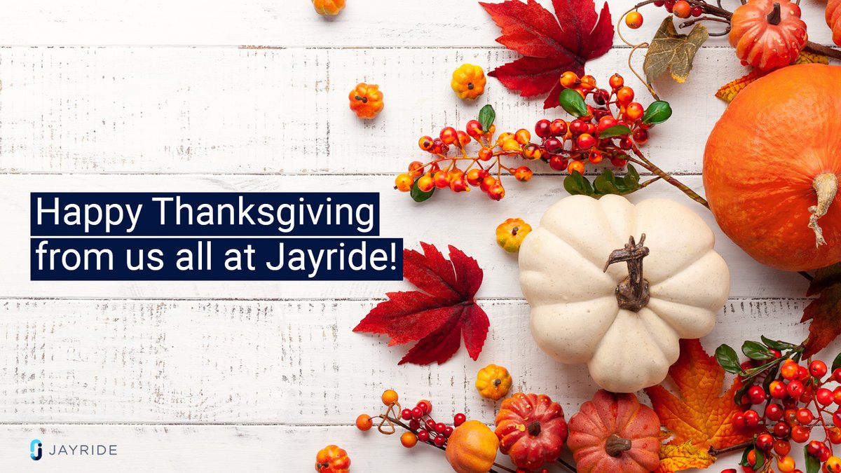 Happy Thanksgiving to all our customers. Enjoy the celebrations with your loved ones.
Book your holiday airport transfers at jayride.com
#Jayride
#Travel
#thanksgiving