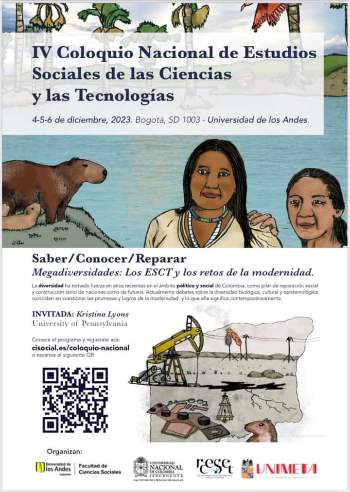 Qué lindo este título para un coloquio: Saber/Conocer/Reparar! Muy honrada por la invitación de dar la charla magistral. Pueden conocer el programa y registrarse utilizando el enlace o el QR 👇🏽. Nos vemos en Bogotá el 4 de diciembre! <a href="/Uniandes/">Uniandes</a> <a href="/CLALS_UPENN/">CLALS</a>