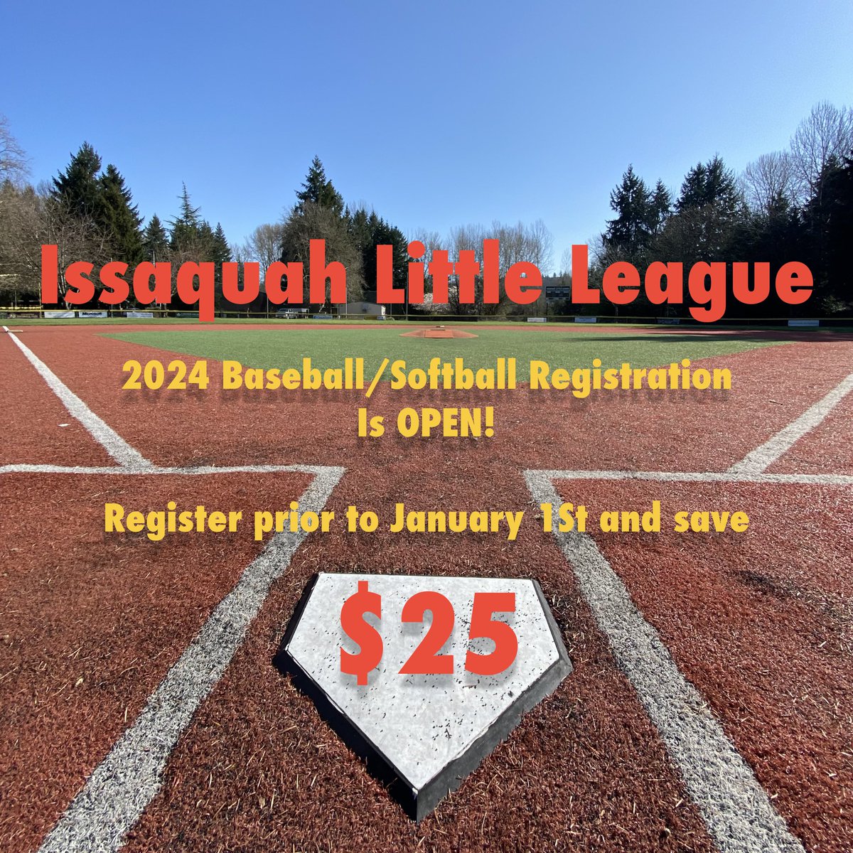 IssaquahLL's tweet photo. It’s That Time Again! 

Registration for the 2024 Baseball/Softball season is live!

Register prior to 1/1/24 to save $25! 

Learn more: https://t.co/edaWn5vn7l https://t.co/mXCooBBoMU