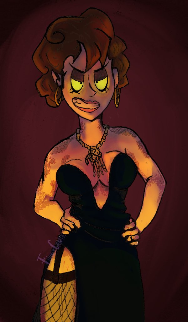 CharlieDeTinta's tweet photo. 🔪Finally, Future Ursula🔪 Meanwhile I’m still working on the animatic, I swear
#superjailoc #superjailwarden #futurewardensuperjail #greatmamboursula https://t.co/ibfA9RxWmd