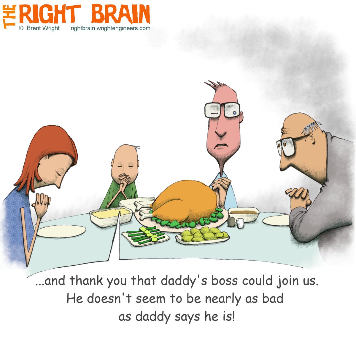 WrightEngineers's tweet image. Thankful people are happy people.  This dad&apos;s probably not too thankful or happy for his kid&apos;s honesty right now.

Happy Thanksgiving!
#TeamWright #wrightengineers #whereswright #rightbrain